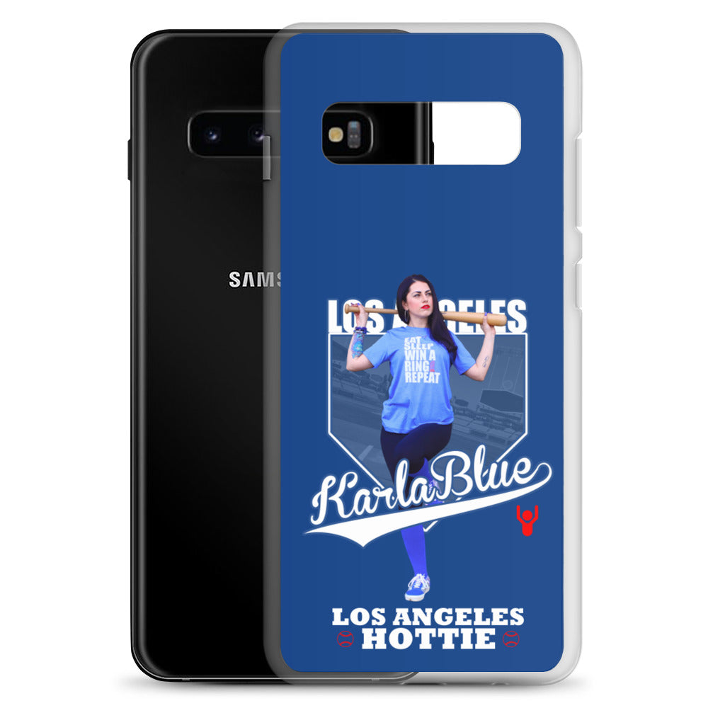 Dodgers Hottie Karla Blue Samsung Case