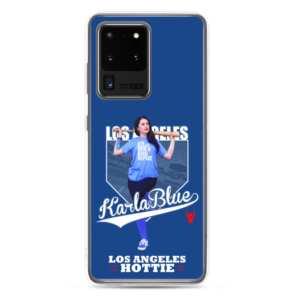 Dodgers Hottie Karla Blue Samsung Case