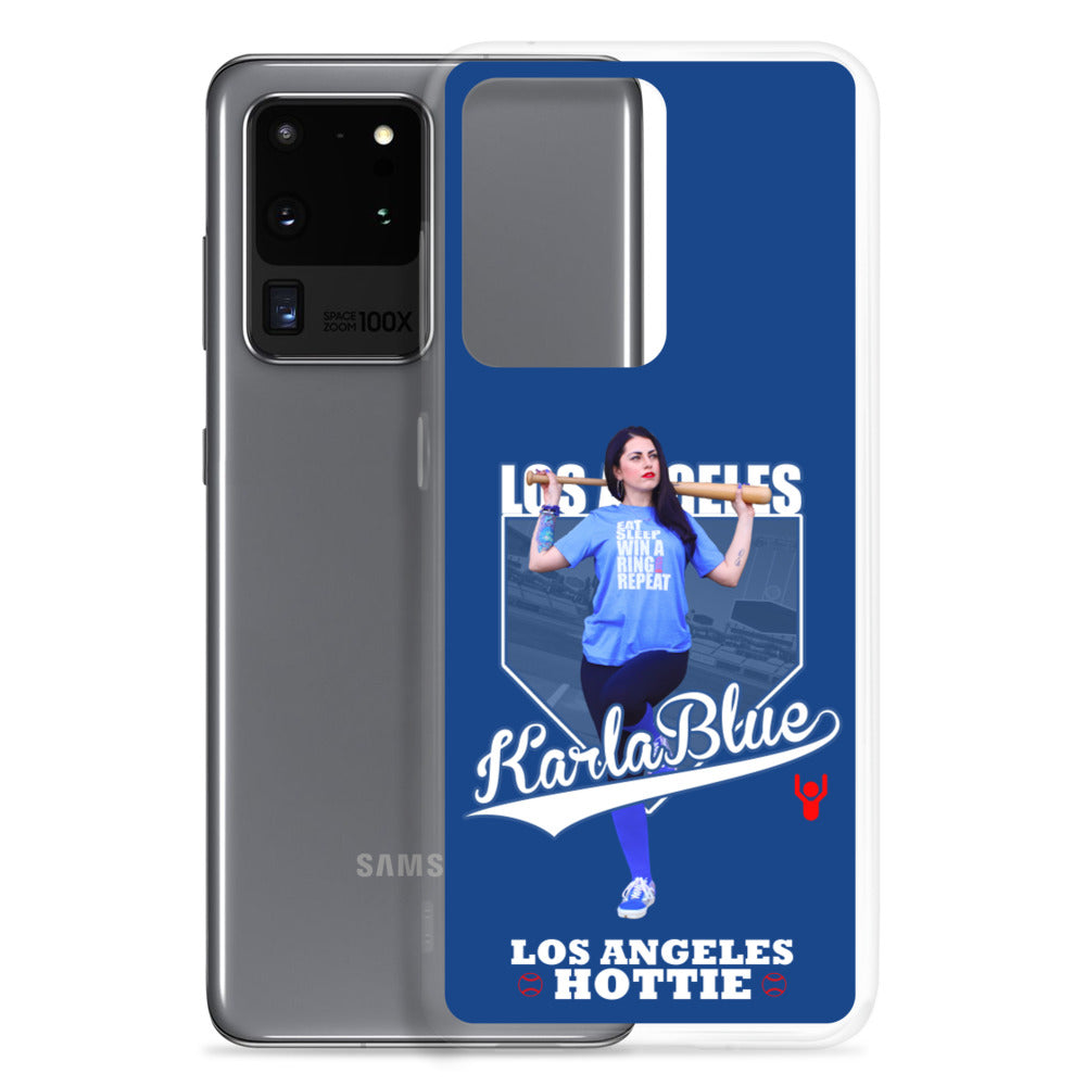 Dodgers Hottie Karla Blue Samsung Case