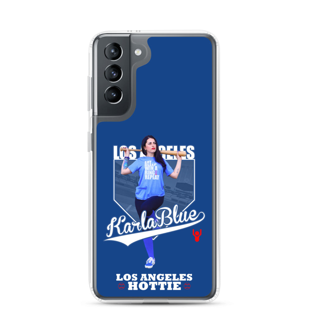 Dodgers Hottie Karla Blue Samsung Case