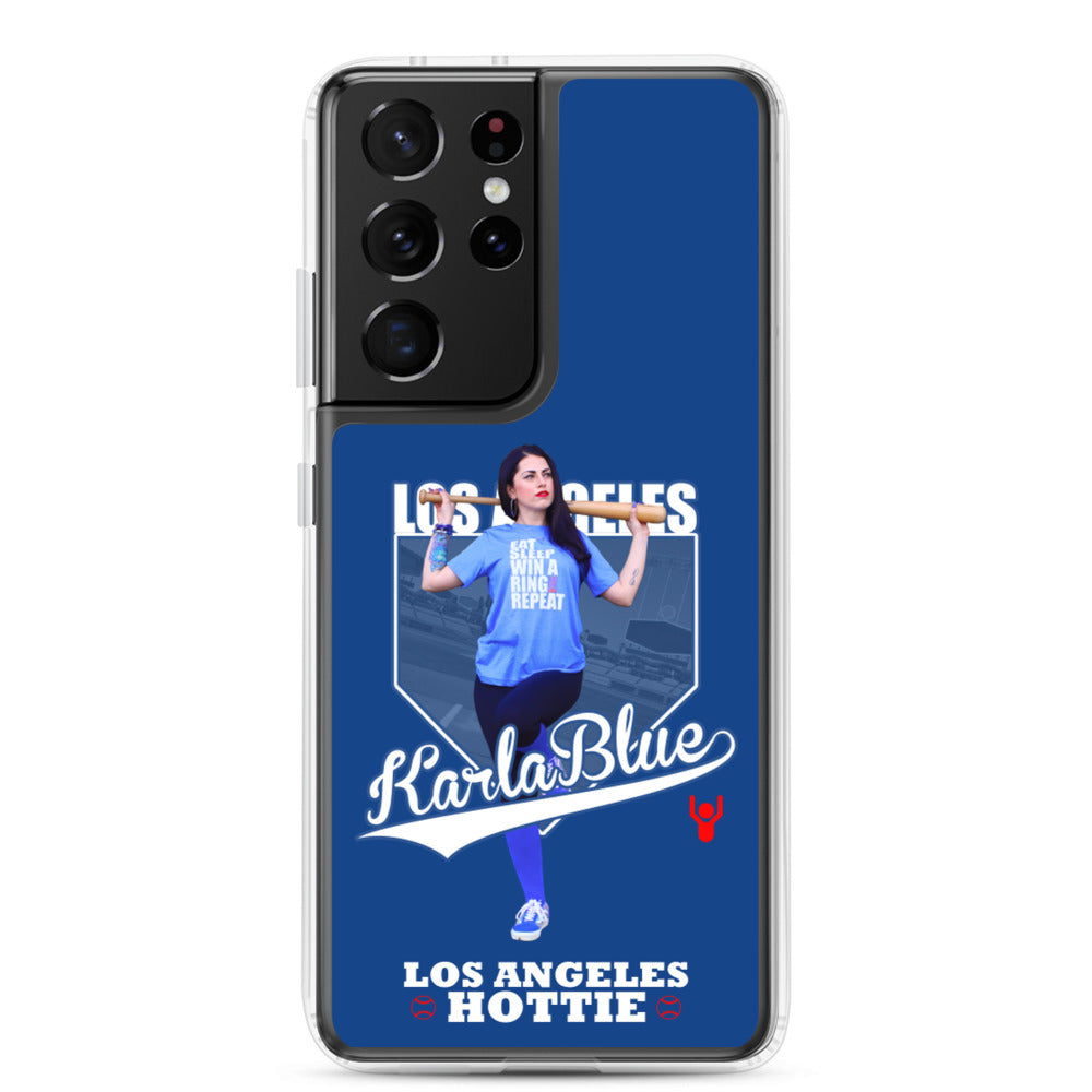 Dodgers Hottie Karla Blue Samsung Case