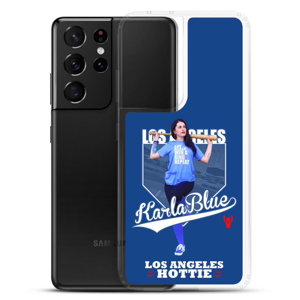 Dodgers Hottie Karla Blue Samsung Case