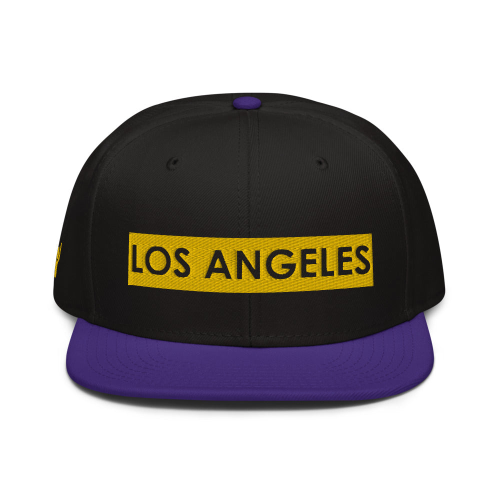 Los Angeles Dodgers Laker Edition (Black) Snapback