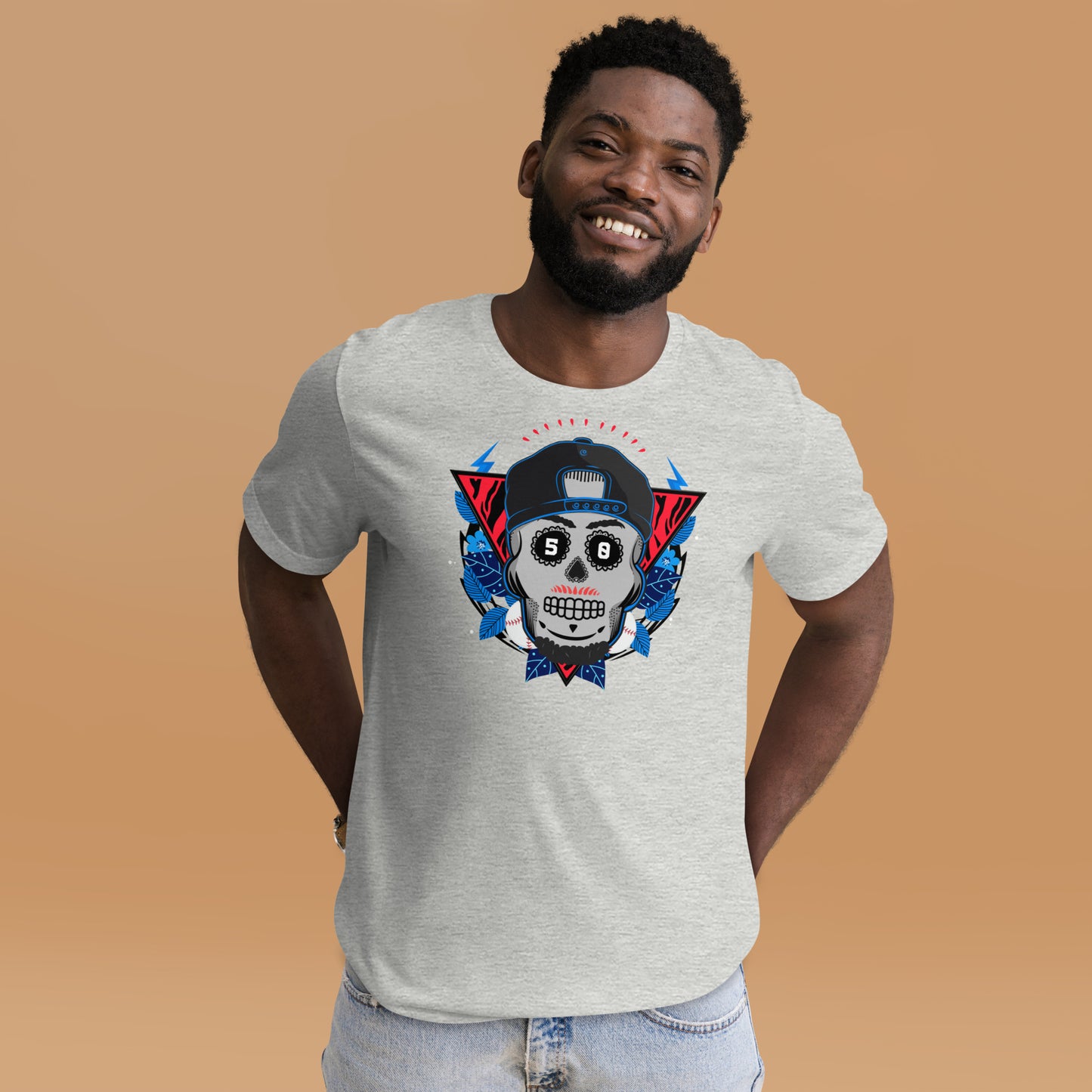 Los Angeles Mookie Sugar Skull Tee