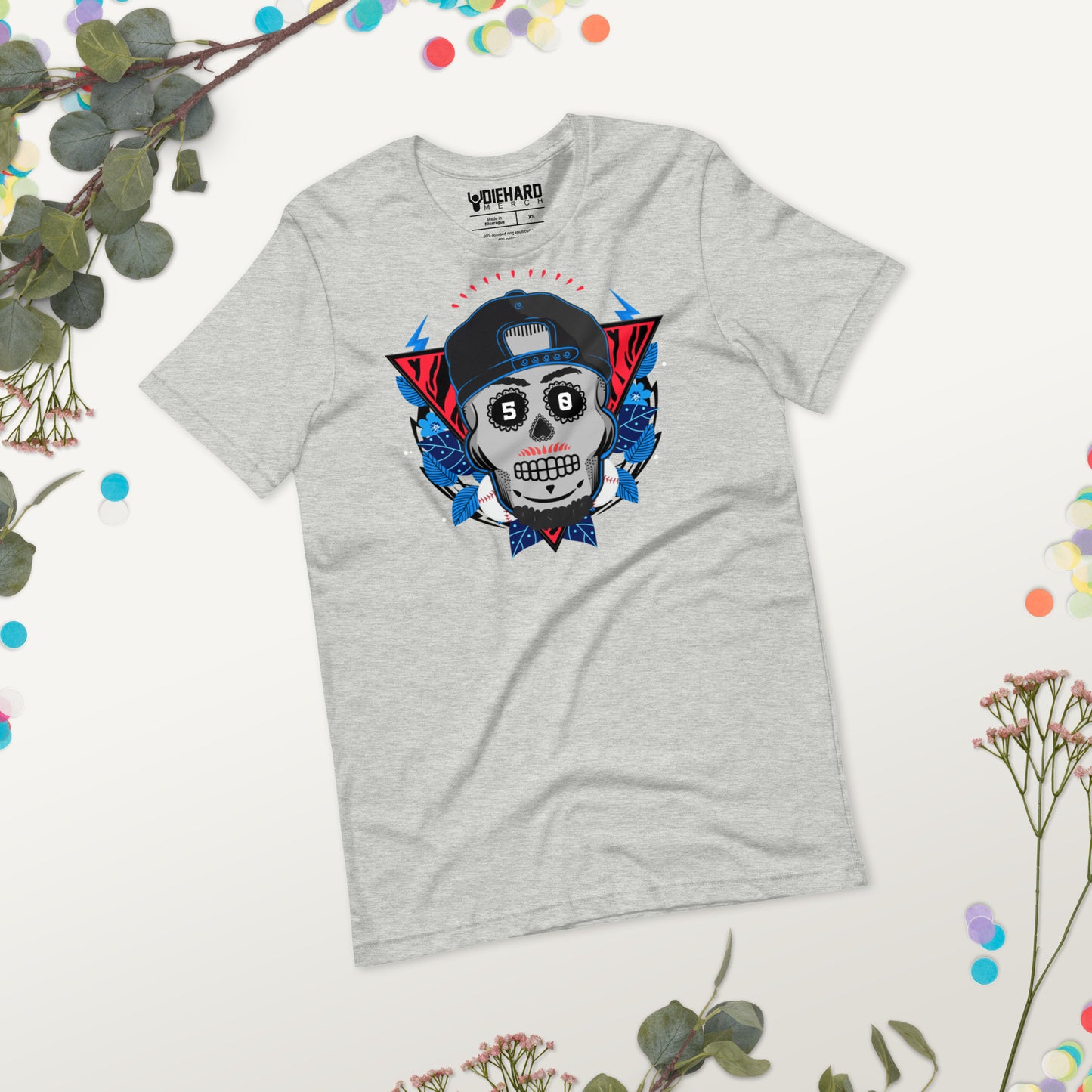 Los Angeles Mookie Sugar Skull Tee