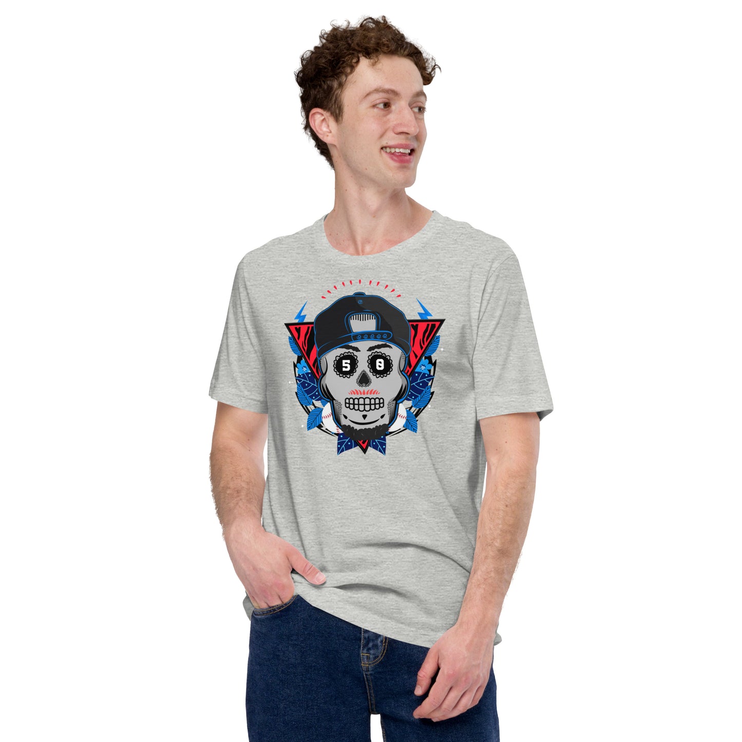 Los Angeles Mookie Sugar Skull Tee