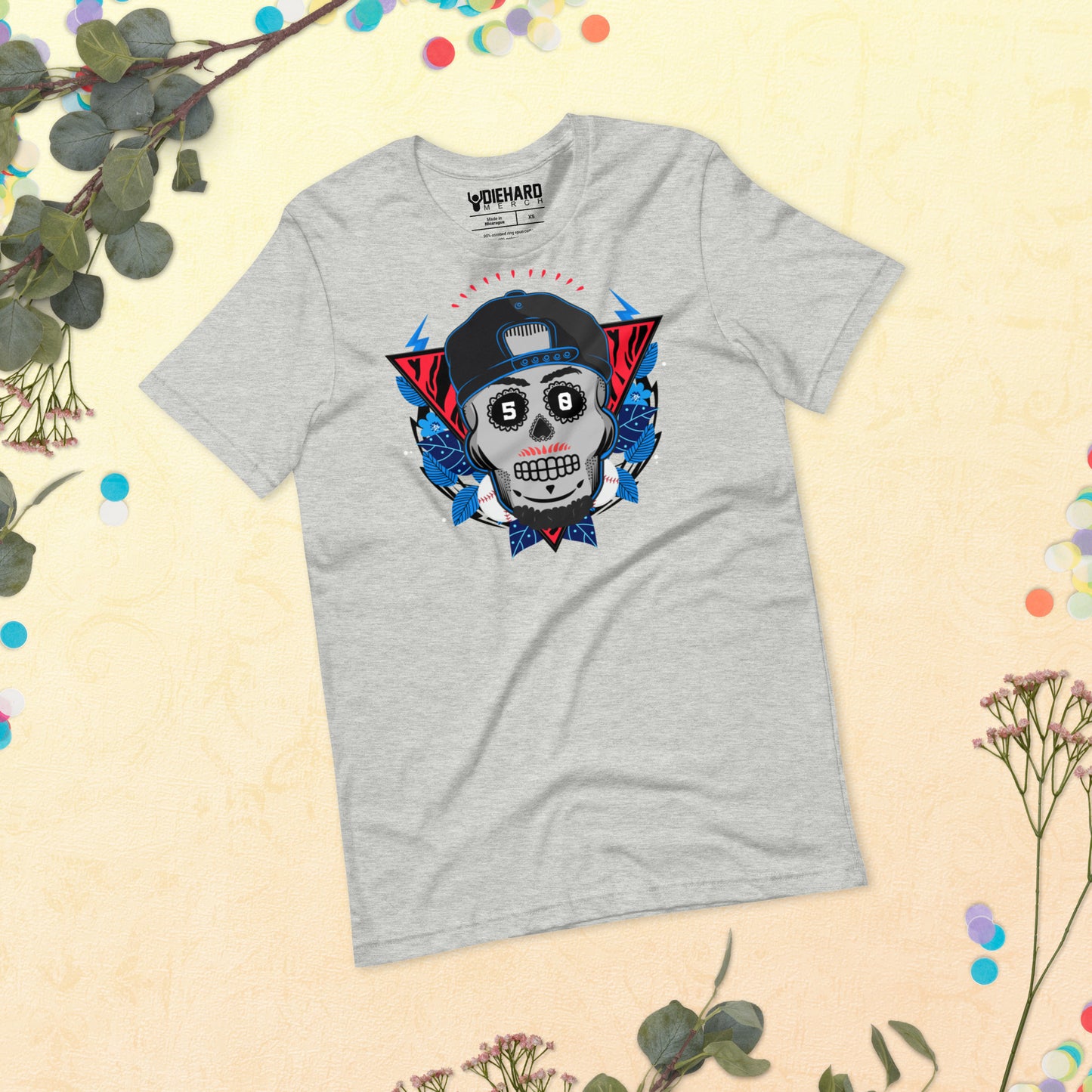 Los Angeles Mookie Sugar Skull Tee