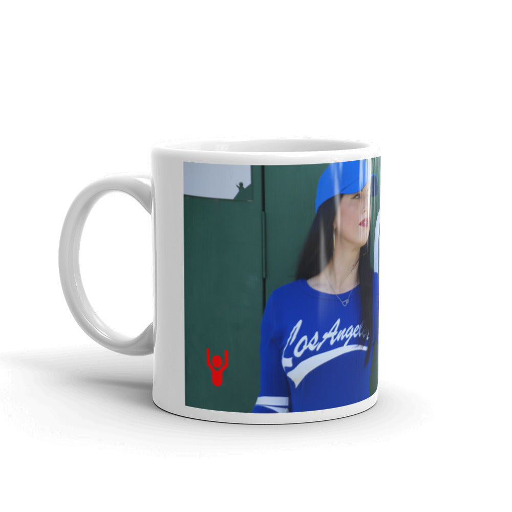 Dodgers Hottie Karla Blue Mug