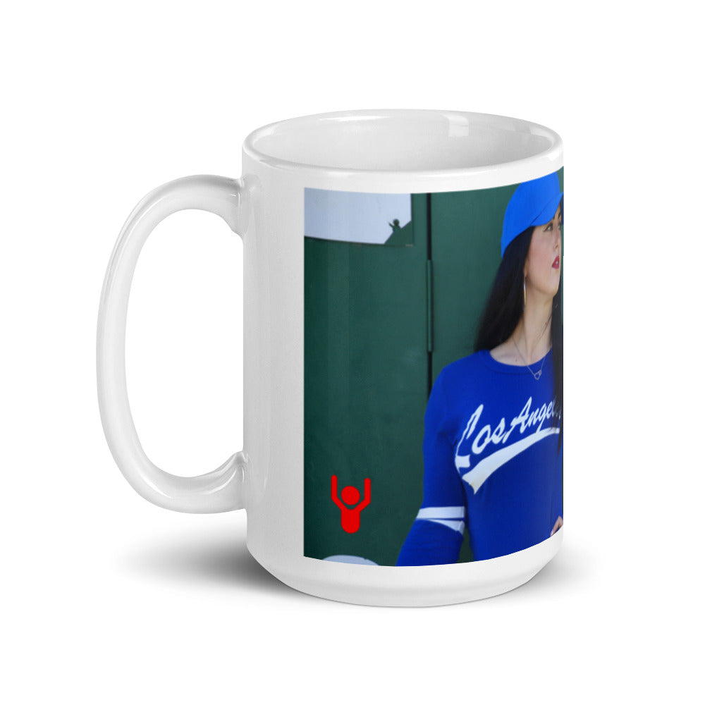 Dodgers Hottie Karla Blue Mug