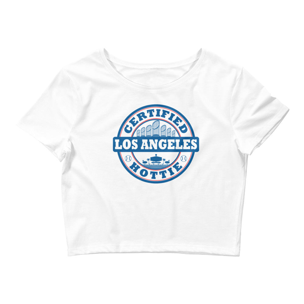 Certified Los Angeles Blue Hottie Crop Top