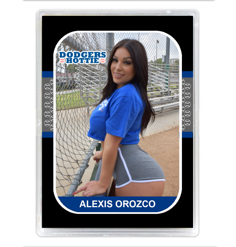 Dodgers Hottie Alexis Orozco Baseball Card w/ Holder