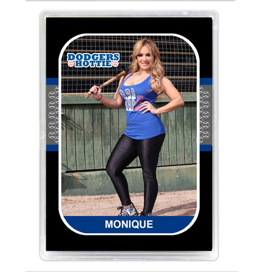 Dodgers Hottie Monique Baseball Card w/ Holder