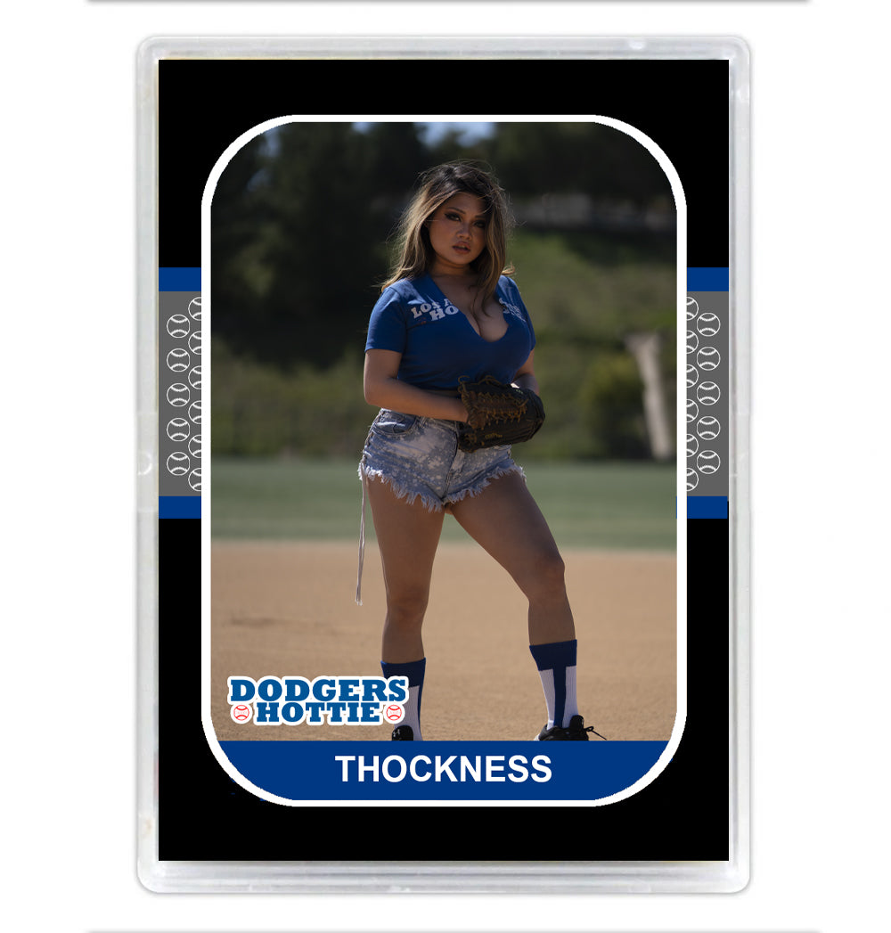 Dodgers Hottie Thockness Baseball Card w/ Holder