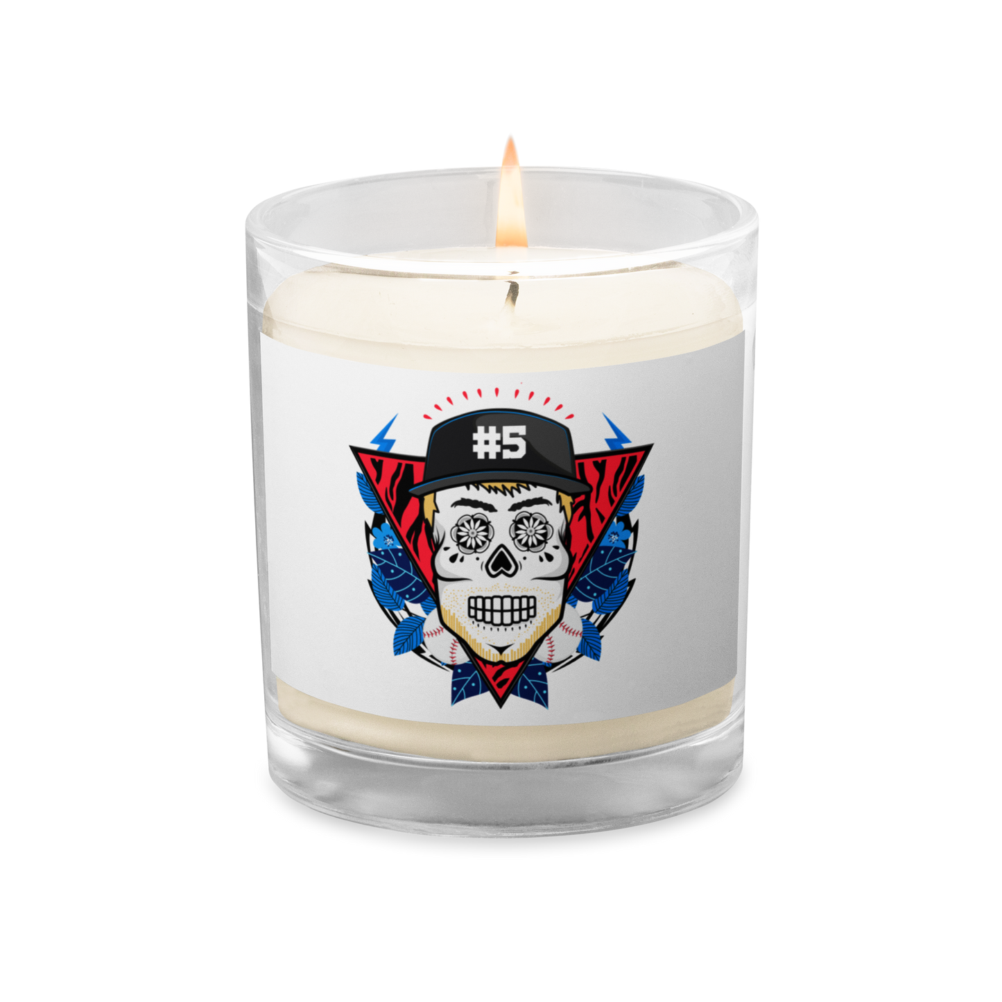 Los Angeles Freddie Sugar Skull Candle