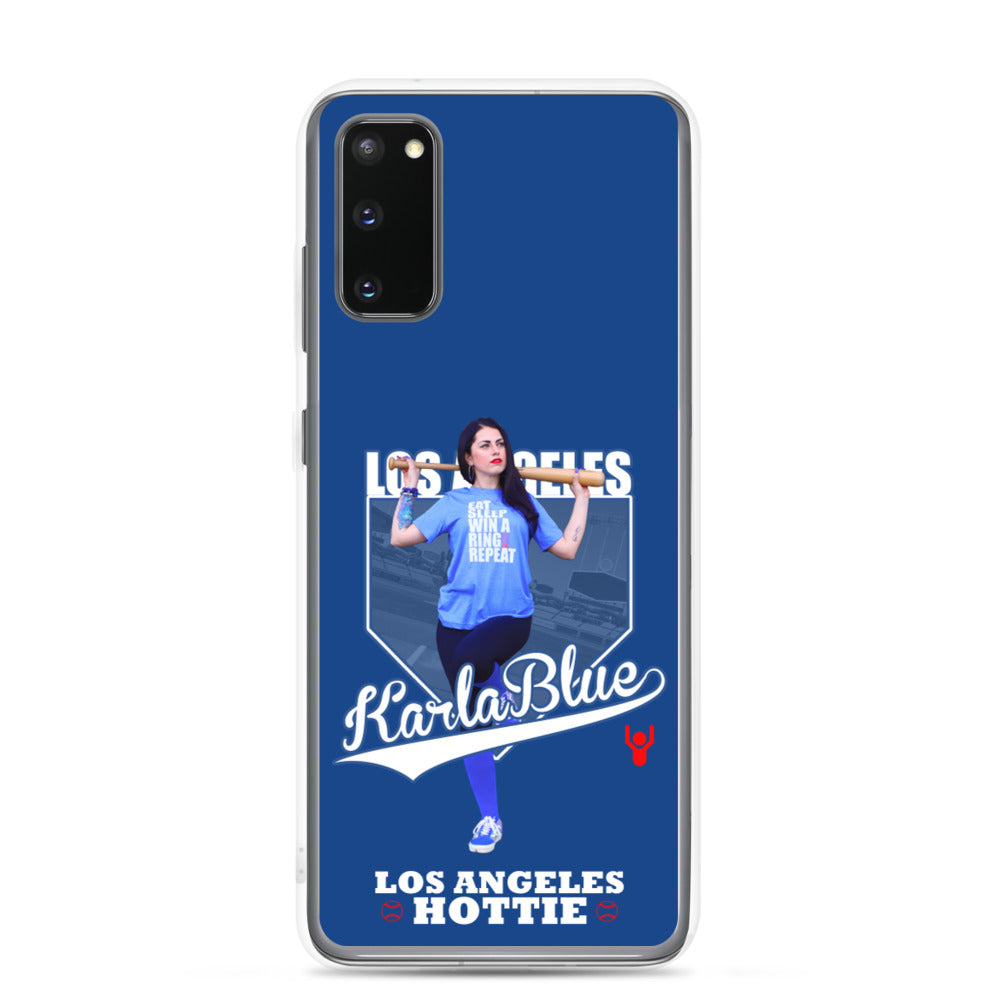 Dodgers Hottie Karla Blue Samsung Case